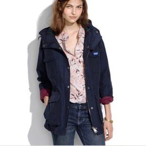 Penfield Kasson Navy Parka Flannel Lining XS